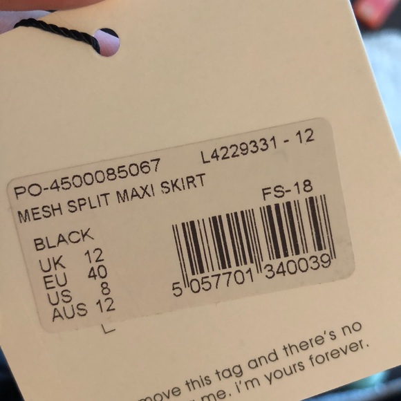 NEW, Missguided Mesh Skirt - Picture 2 of 3